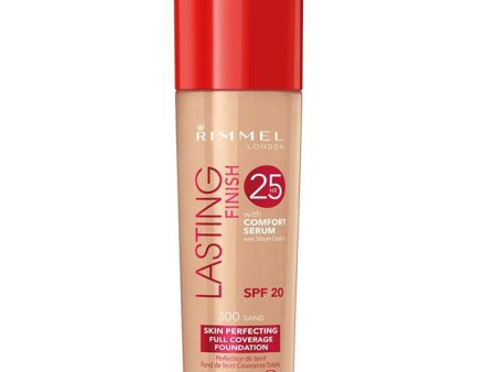 Rimmel London Lasting Finish 25HR Full Coverage Foundation 300 Sand Cheap