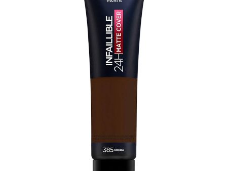 L Oreal Infaillible 24HR Matte Cover Foundation 385 Cocoa For Discount