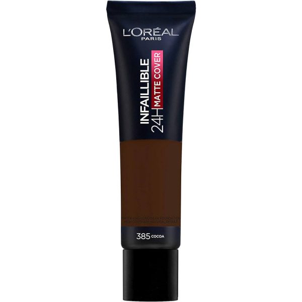 L Oreal Infaillible 24HR Matte Cover Foundation 385 Cocoa For Discount