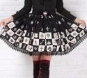 Checkered Chess Skirt Hot on Sale