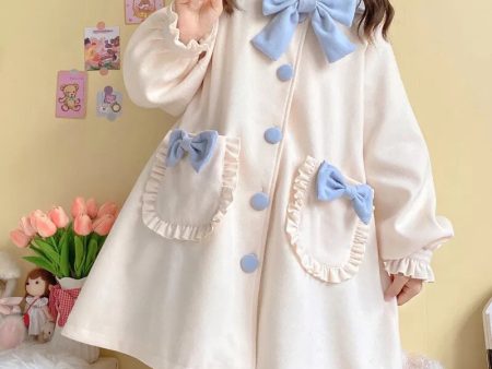 Sweet Sailor Long Trench Coat on Sale