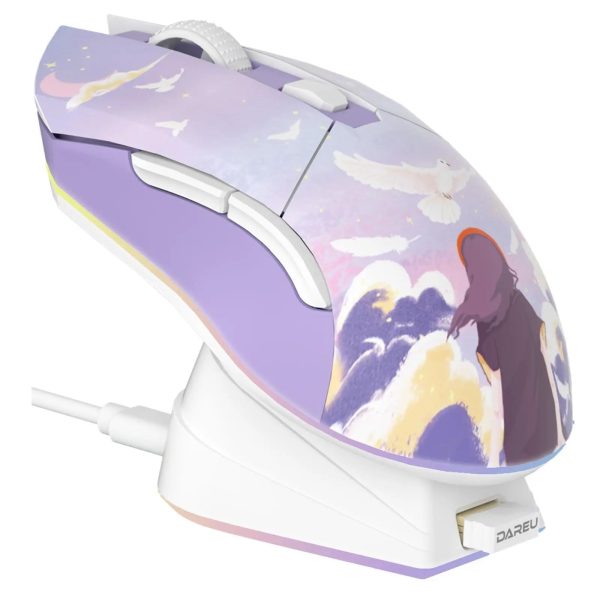 Lavender Skies Wireless Gaming Mouse Online now