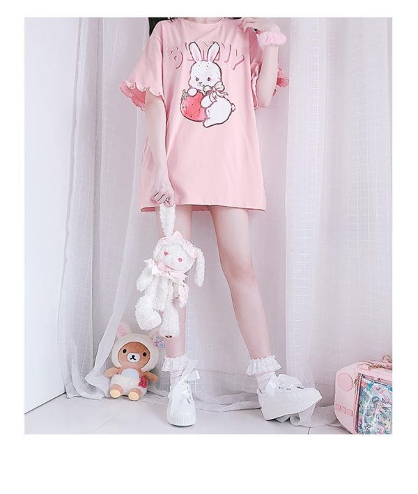 Strawbunny Oversized Tee Cheap