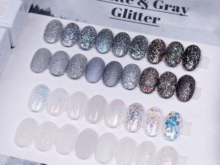 ★The Gel★ White & Gray Glitter Color Line Online now