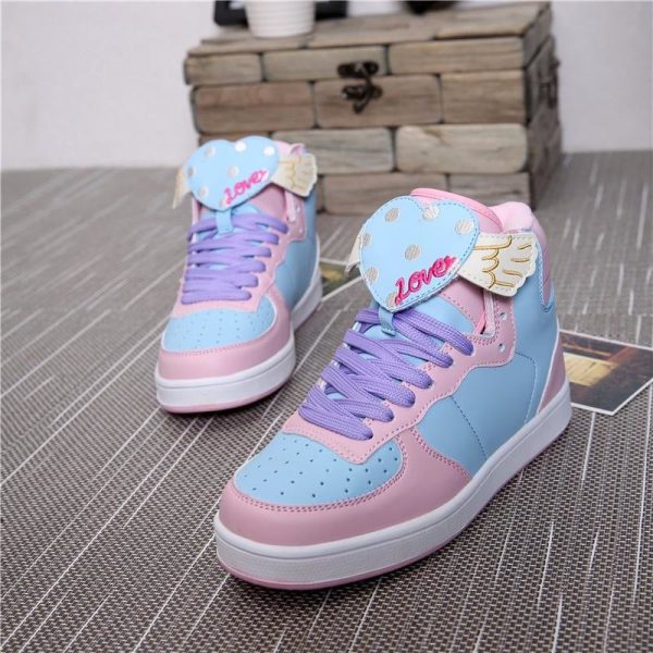 Winged Heart Hi Top Sneakers Sale