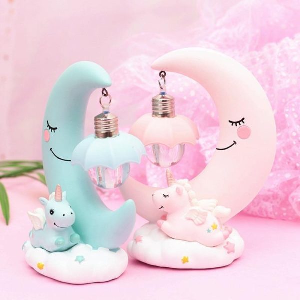 Unicorn Moon Night Light Hot on Sale