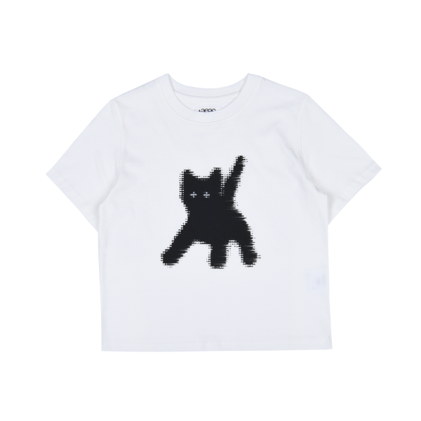 ★Aeae★ Flashed Cats Eye Crop T-shirt (4colors) Online Sale