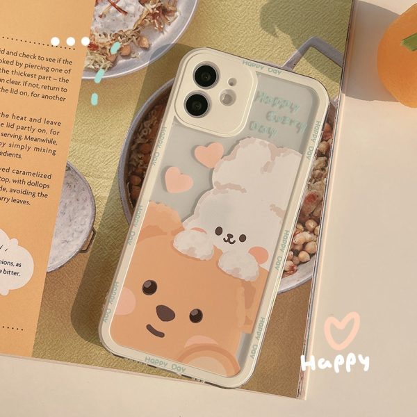 Teddy & Bunny Friends iPhone Case on Sale