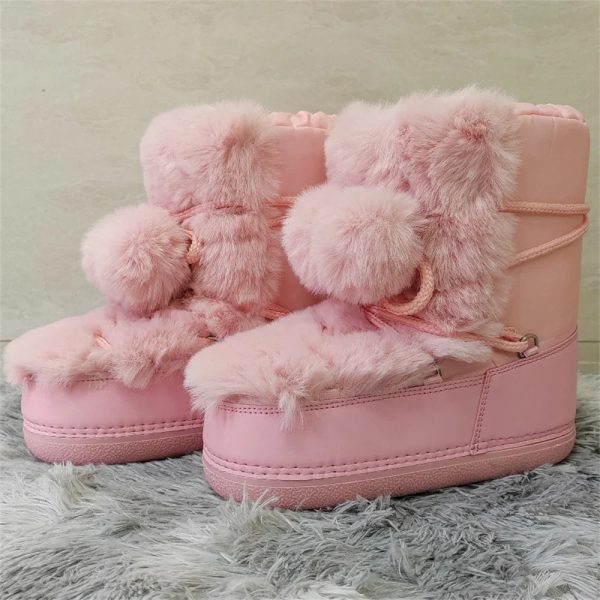 Winter Pom Pom Snow Boots Hot on Sale