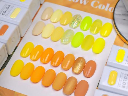 ★The Gel★ Yellow Color Line Online Hot Sale