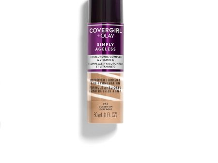 Covergirl & Olay Simply Ageless 3 In 1 Foundation 257 Golden Tan Sale