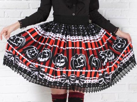 Jack-O-Lantern Skirt Online Hot Sale