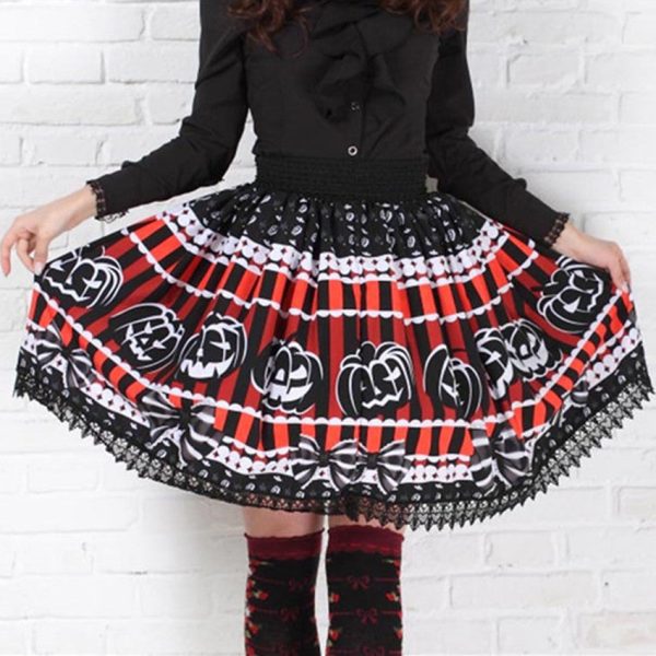 Jack-O-Lantern Skirt Online Hot Sale