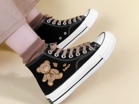 Teddy Bear Hi Tops Fashion