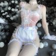 Pink Velour Maid Cosplay Set Online Sale