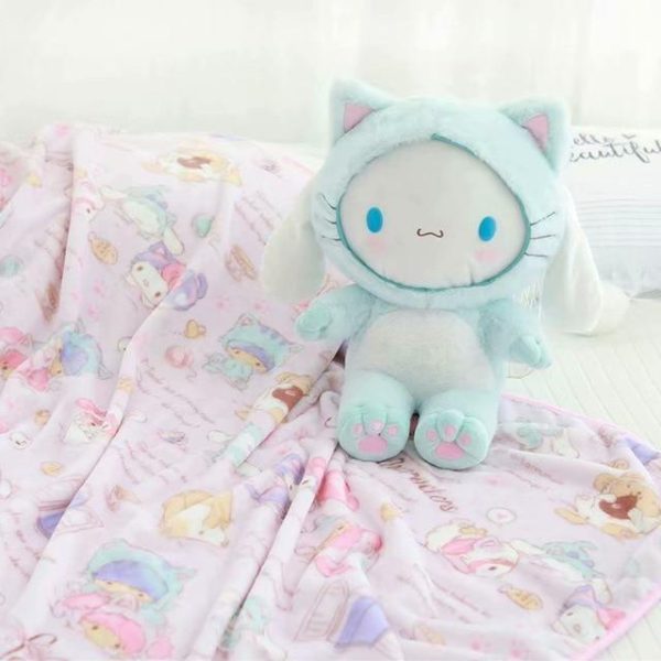 Blue Puppy Plush & Blanket Set Hot on Sale