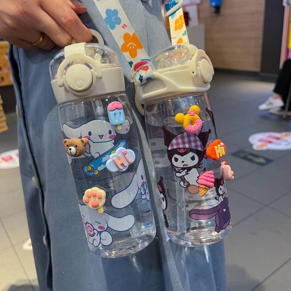 White Kawaii Water Bottles Online now