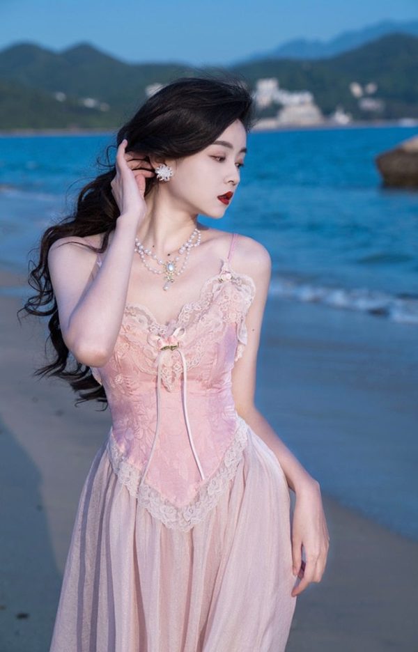 Velvet Fairycore Maxi Dress Online Hot Sale