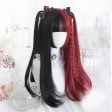 Black & Red Wig Online