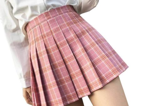 Tartan Plaid School Girl Skirt Cheap