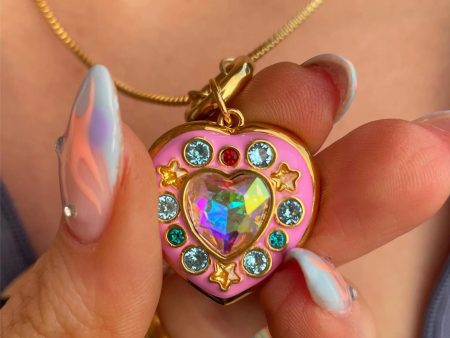 Y2K Charm Locket Necklace Fashion