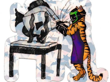 Welder Cat Sticker Online Hot Sale