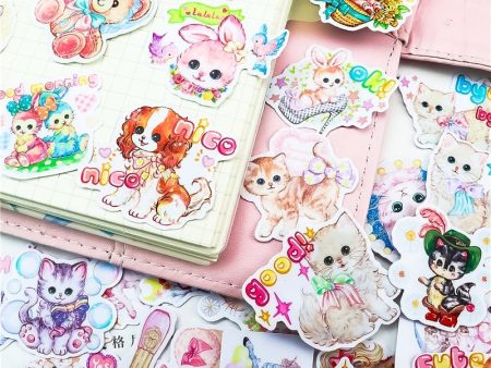 Vintage Animal Sticker Collection For Cheap