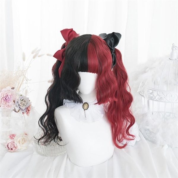 Black & Red Wig Online