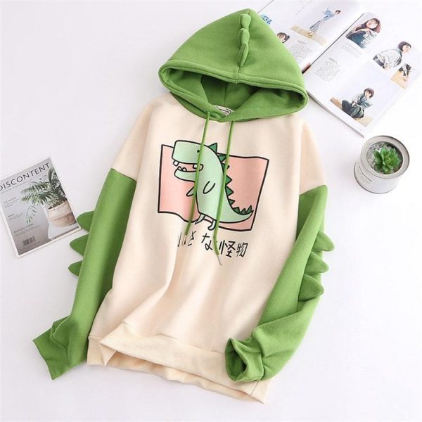 Sweet Japanese Dino Hoodie For Sale