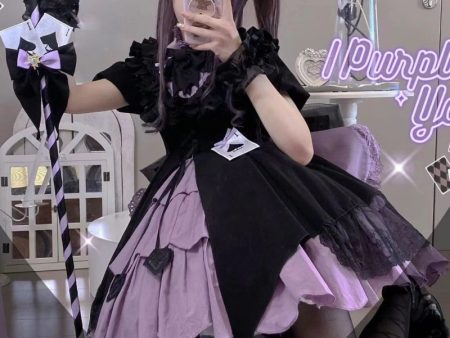 Purple Spade Cosplay Dress For Discount