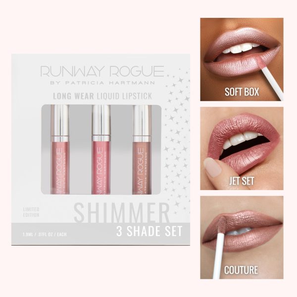 Rodeo Set | Liquid Lipstick Minis | Soft Box, Jet Set, Couture Supply