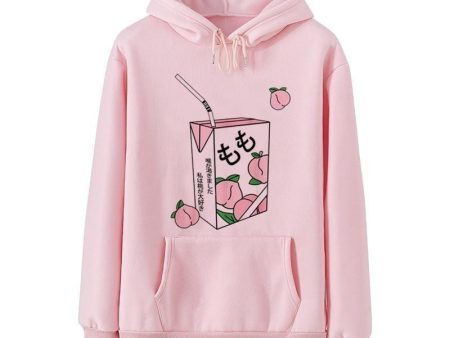 Japanese Peach Milk Hoodie Supply