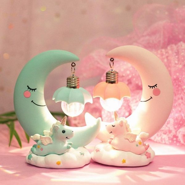 Unicorn Moon Night Light Hot on Sale