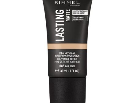 Rimmel Lasting Full Coverage Mattifying Foundation 085 Fair Beige on Sale