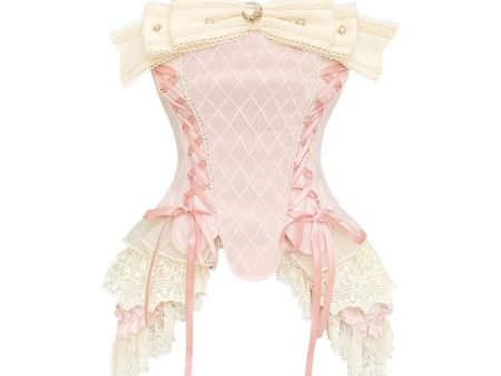 Victorian Ruffles & Lace Corset Skirt Set Online Sale