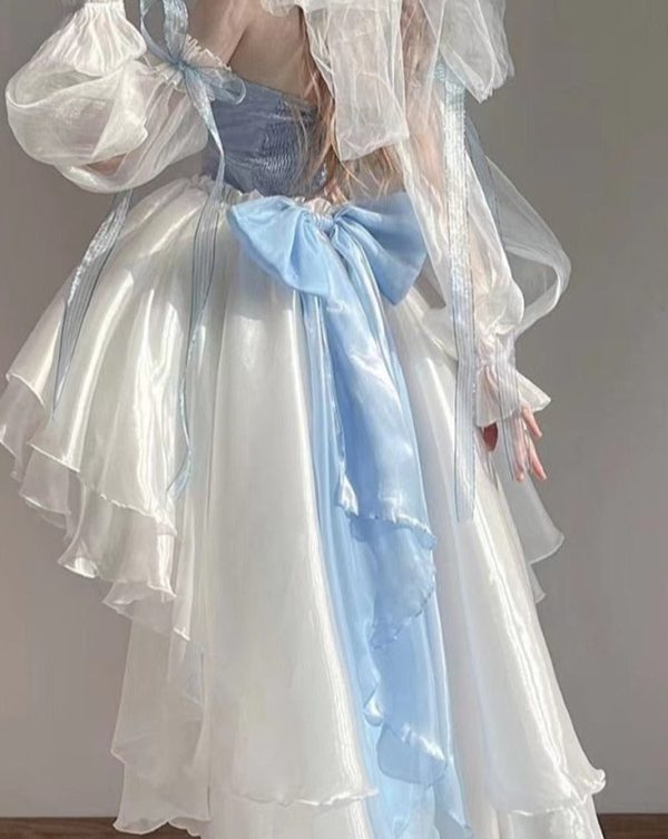 Blue Fairy Princess Dress Cheap