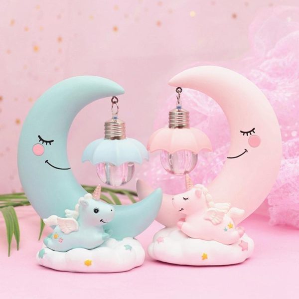 Unicorn Moon Night Light Hot on Sale