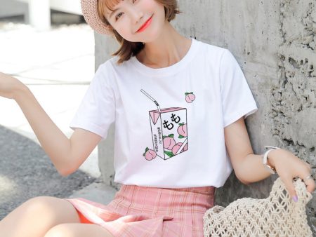 Peachy Milk Box Tee Fashion