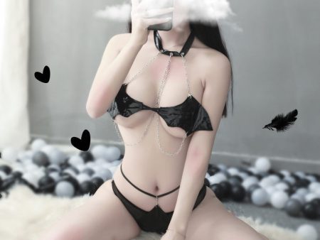 Batty Devil Lingerie Set Hot on Sale