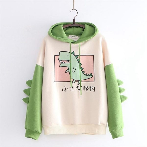 Sweet Japanese Dino Hoodie For Sale