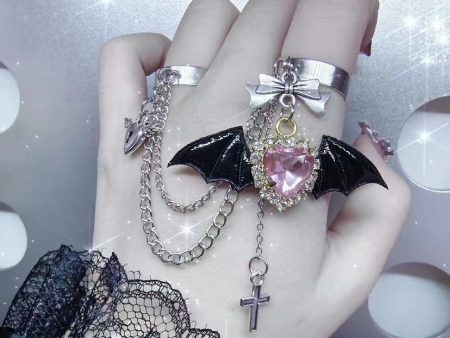 Angelic Goth Ring Set For Sale