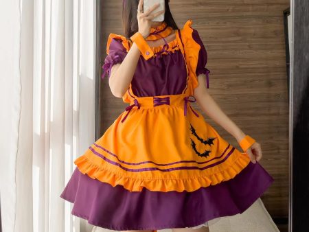 Pumpkin Queen Maid Cosplay Dress Supply