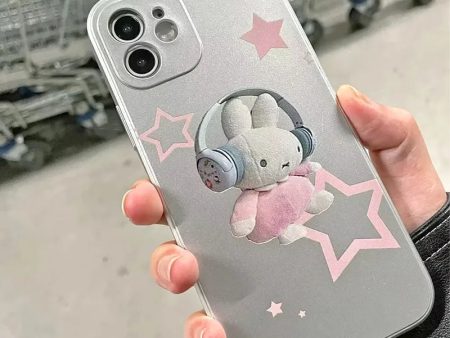 Bunny Headphone iPhone Case For Cheap