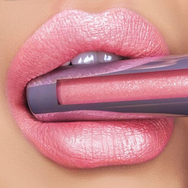 Go See  | A Sheer Pale Pink With Gold And Rose Shimmer Liquid Lipstick Online Sale