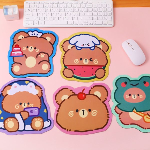 Happy Bear Small Mouse Pads For Discount