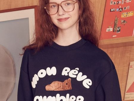 ★Ambler★ Over fit Sweatshirt Dream Bear (AMM1111) Supply