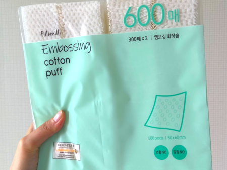 ★Fillimilli★ Embossing Cotton Puff 600P Cheap