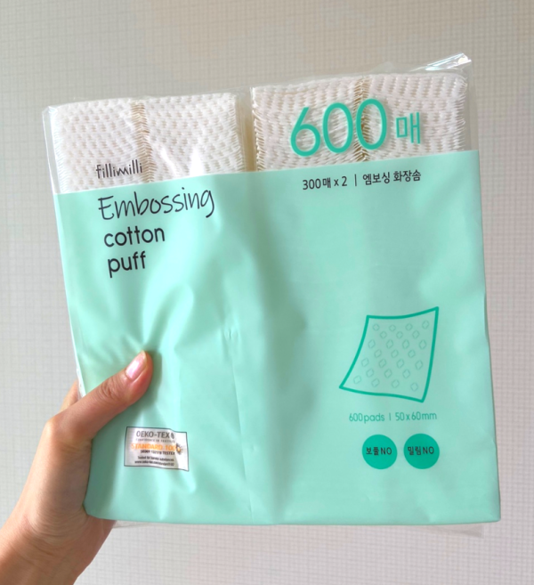 ★Fillimilli★ Embossing Cotton Puff 600P Cheap