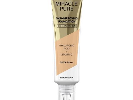 Max Factor Miracle Pure Skin Improving Foundation 30 Porcelain Online Sale