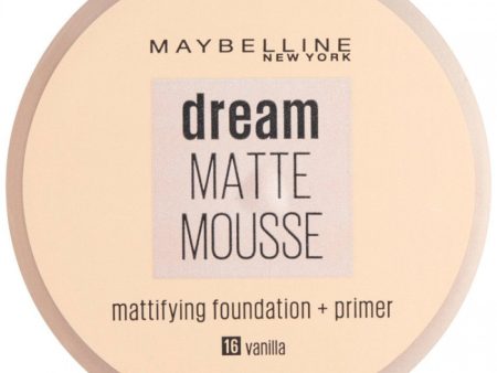 Maybelline Dream Matte Mousse Foundation 16 Vanilla For Sale